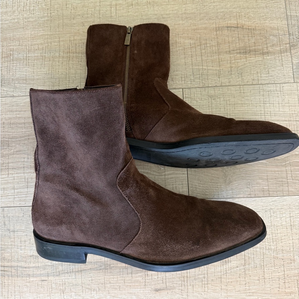 Steve Madden Dark Brown Suede Boots size 11 Mens